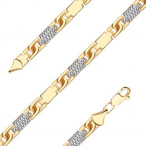 Золотой браслет плетение Фантазийное МАГНАТ МА 023080 фото